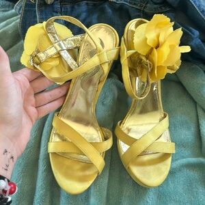 Nina heels, composition leather sole, USA 9m EUR 39